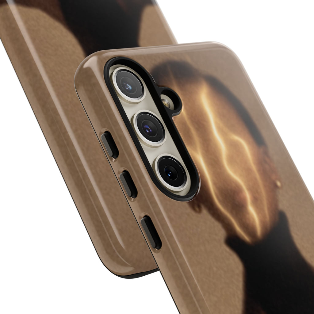Stylish Phone Case with Artistic Design, Fashion Tech Accessory, Tough Cases