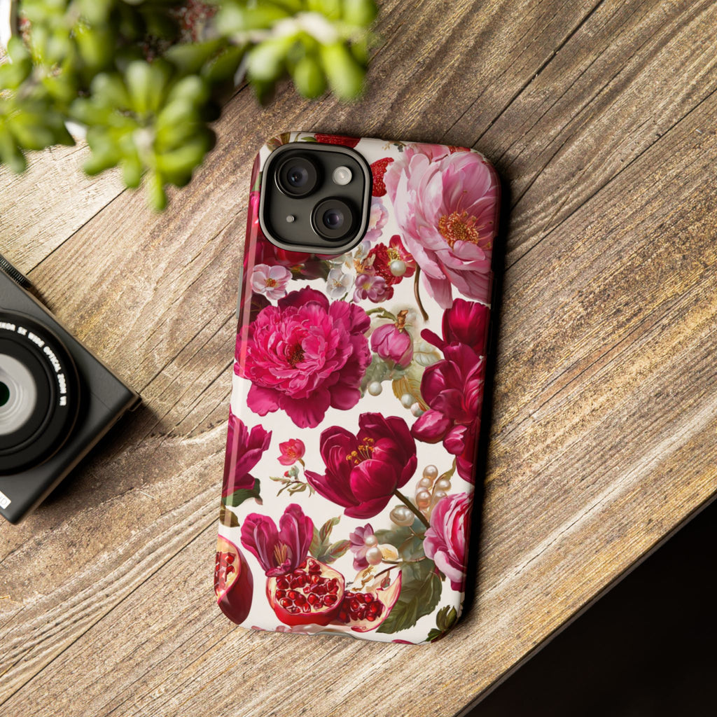 Floral Phone Case, Tough Floral Case, Flower Design