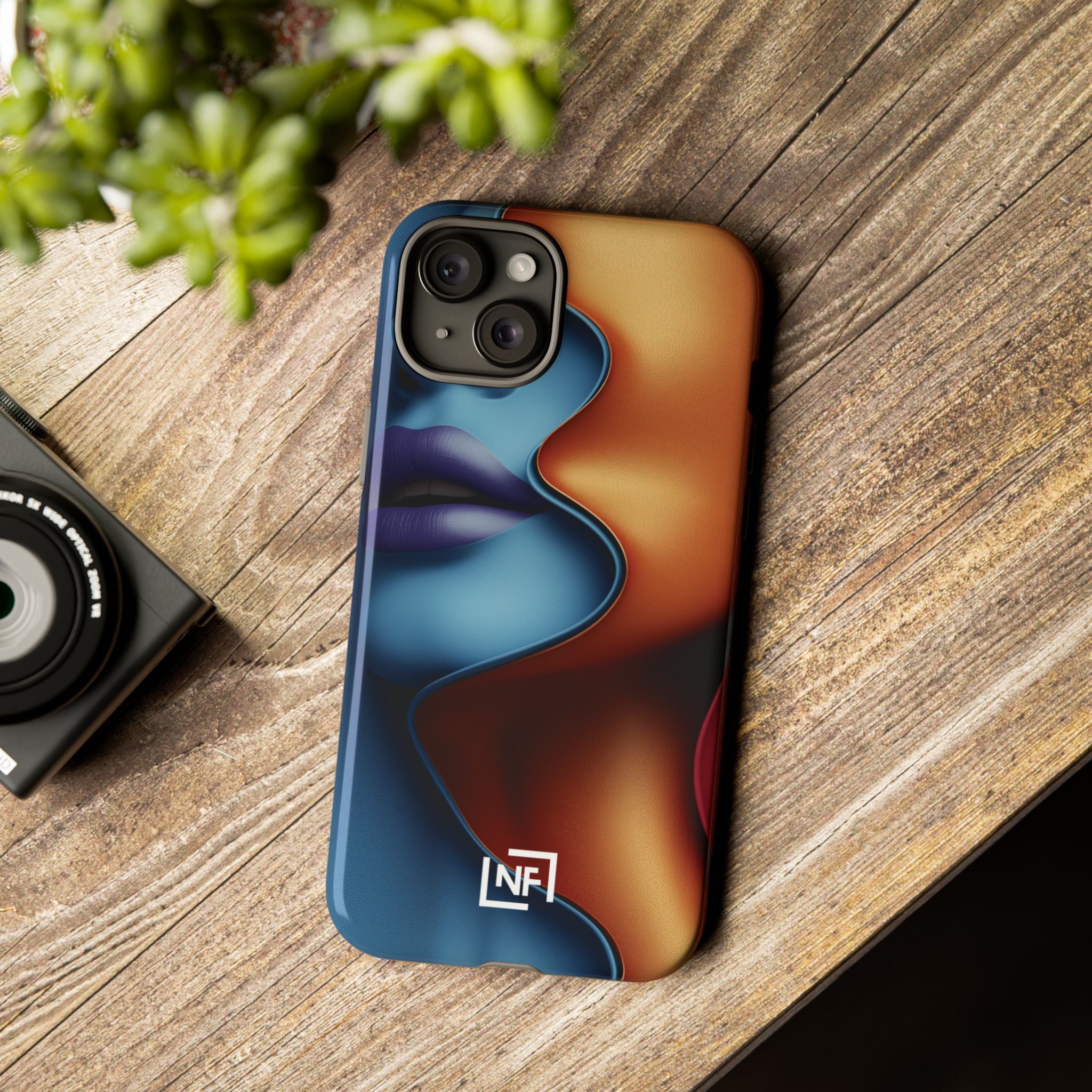 Duality in Motion — Tough Phone Case