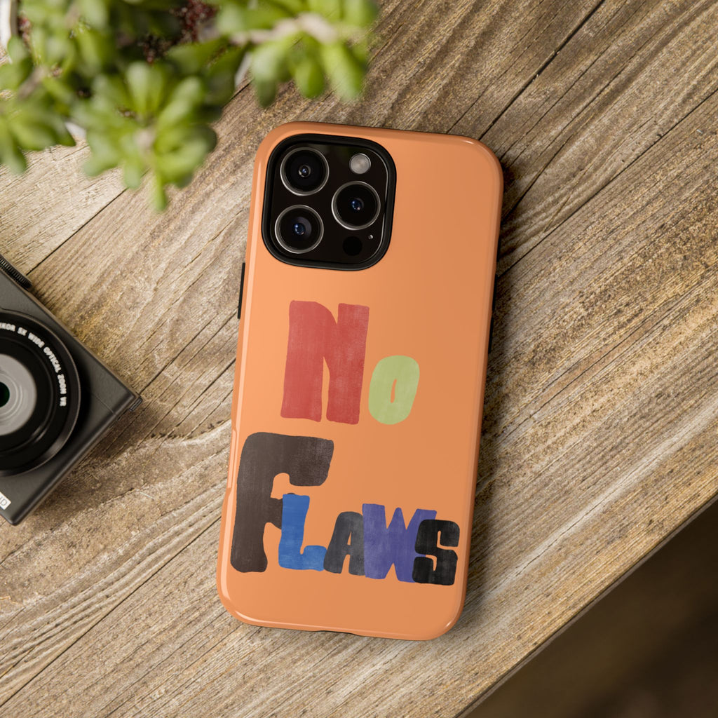"No Flaws" Retro Hand-Lettered Protective Cover