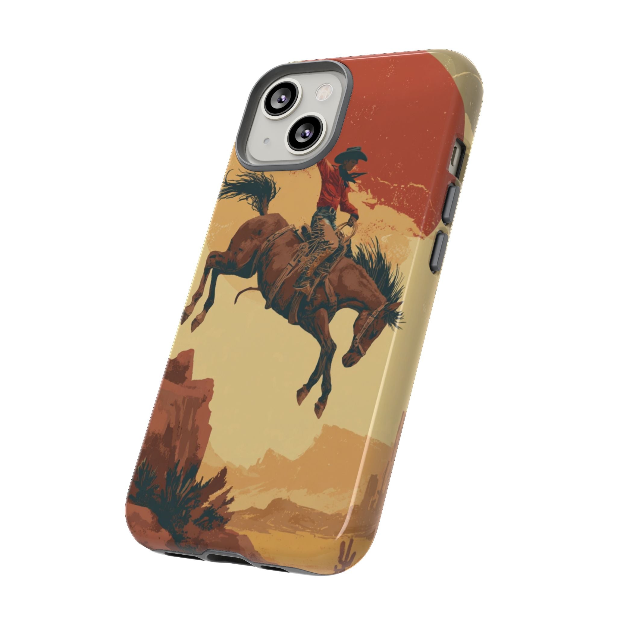 Cowboy Phone Case - Wild West Style, Tough Protection for Outdoor Lovers