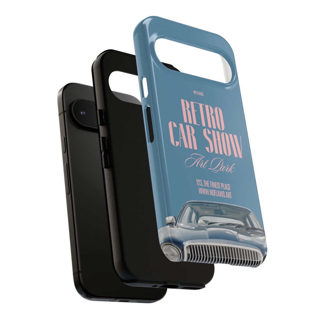 Retro Car Show Phone Case — Vintage Classic Auto Design