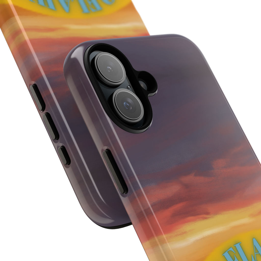 Sunset 'No Flaws' Tough Phone Case — Tropical Beach Protective Cover