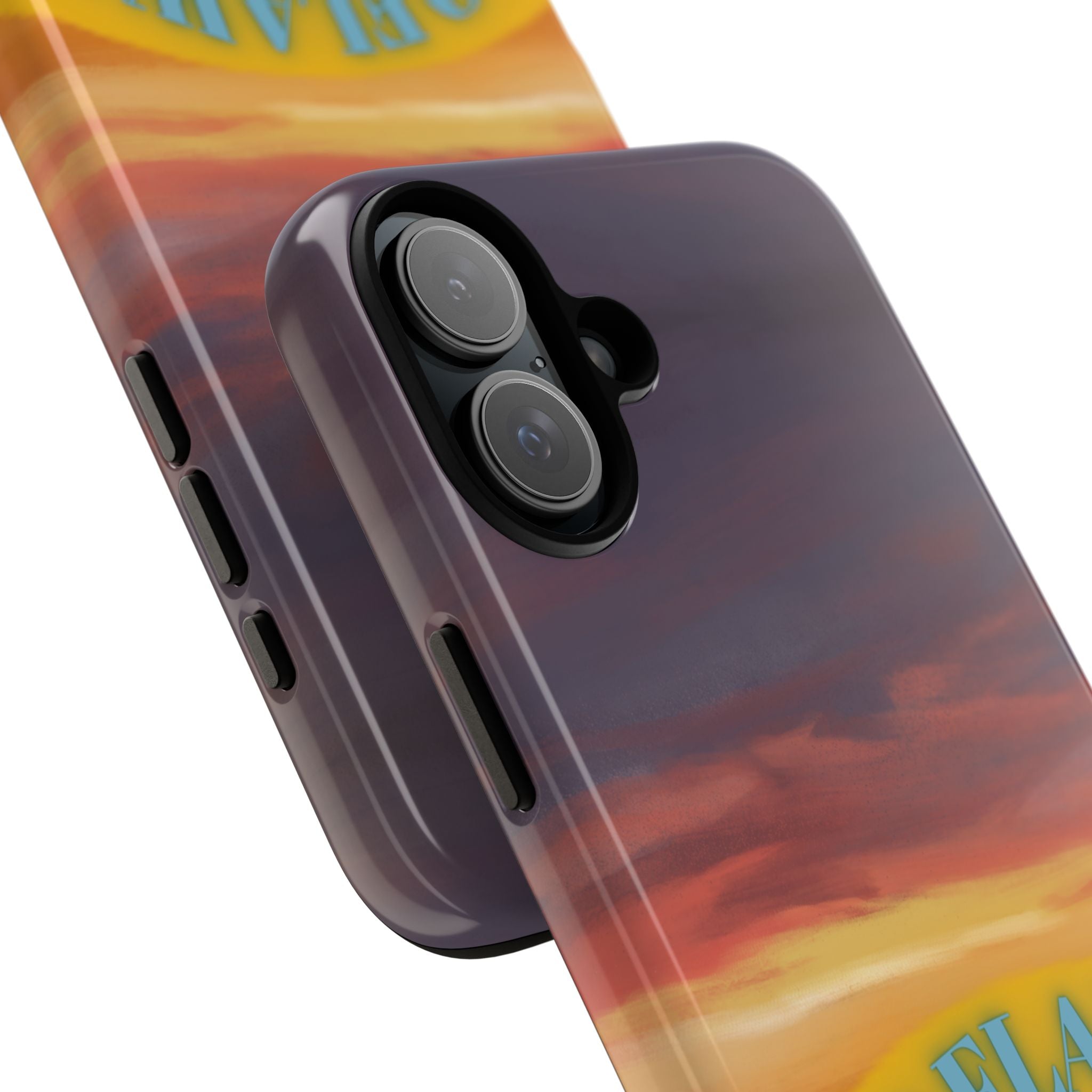 Sunset 'No Flaws' Tough Phone Case — Tropical Beach Protective Cover