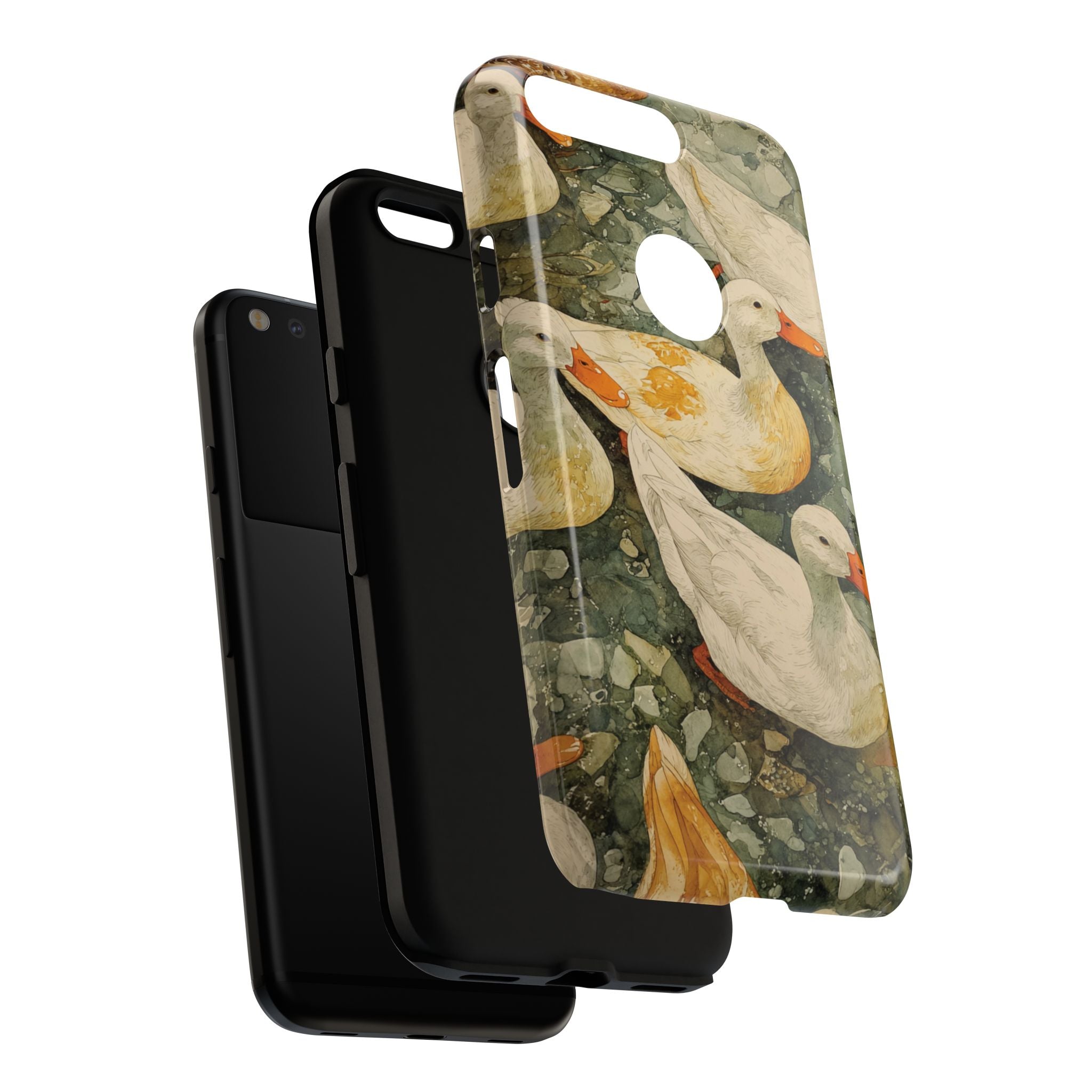 Duck-Themed Phone Case, Quirky Phone Cover, Nature Lover Gift