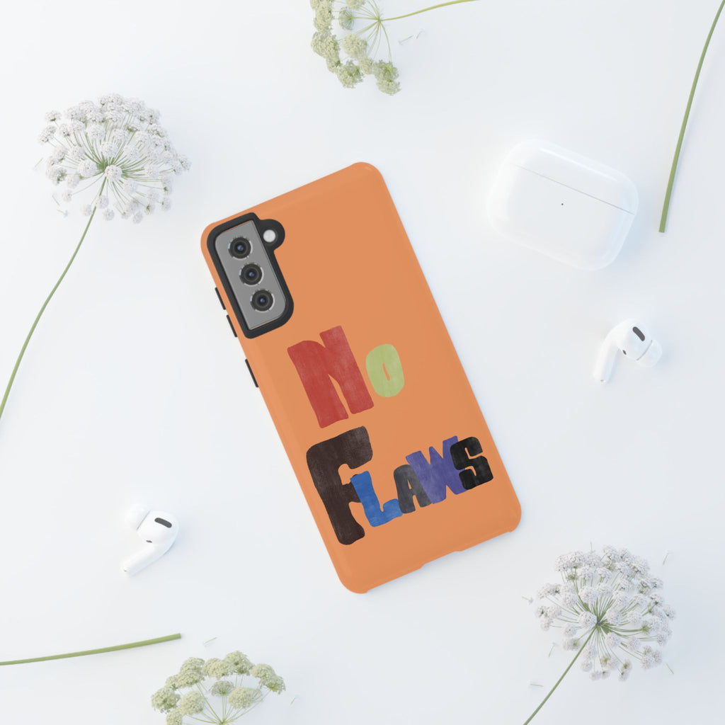 "No Flaws" Retro Hand-Lettered Protective Cover