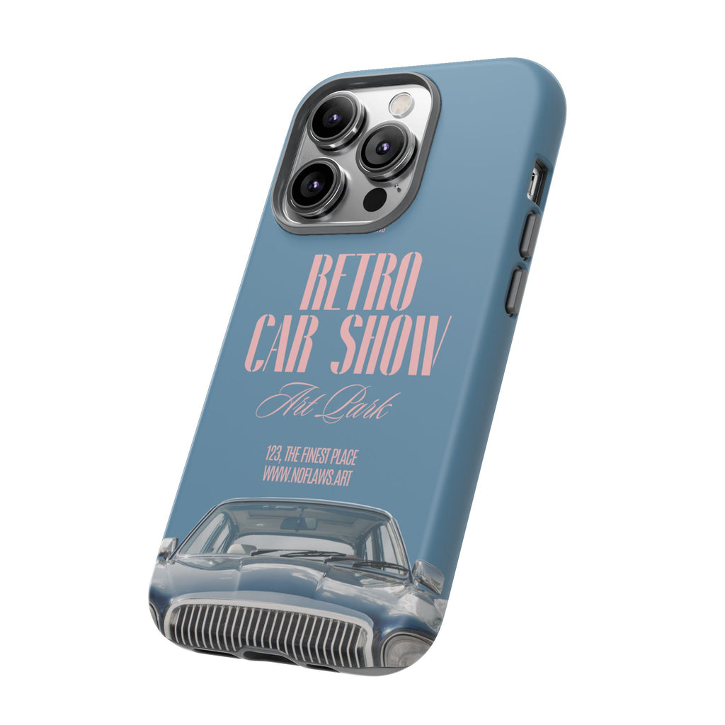 Retro Car Show Phone Case — Vintage Classic Auto Design