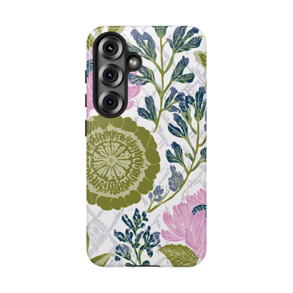 Floral Phone Case, Tough Cases with Elegant Design, Stylish Phone Accessories