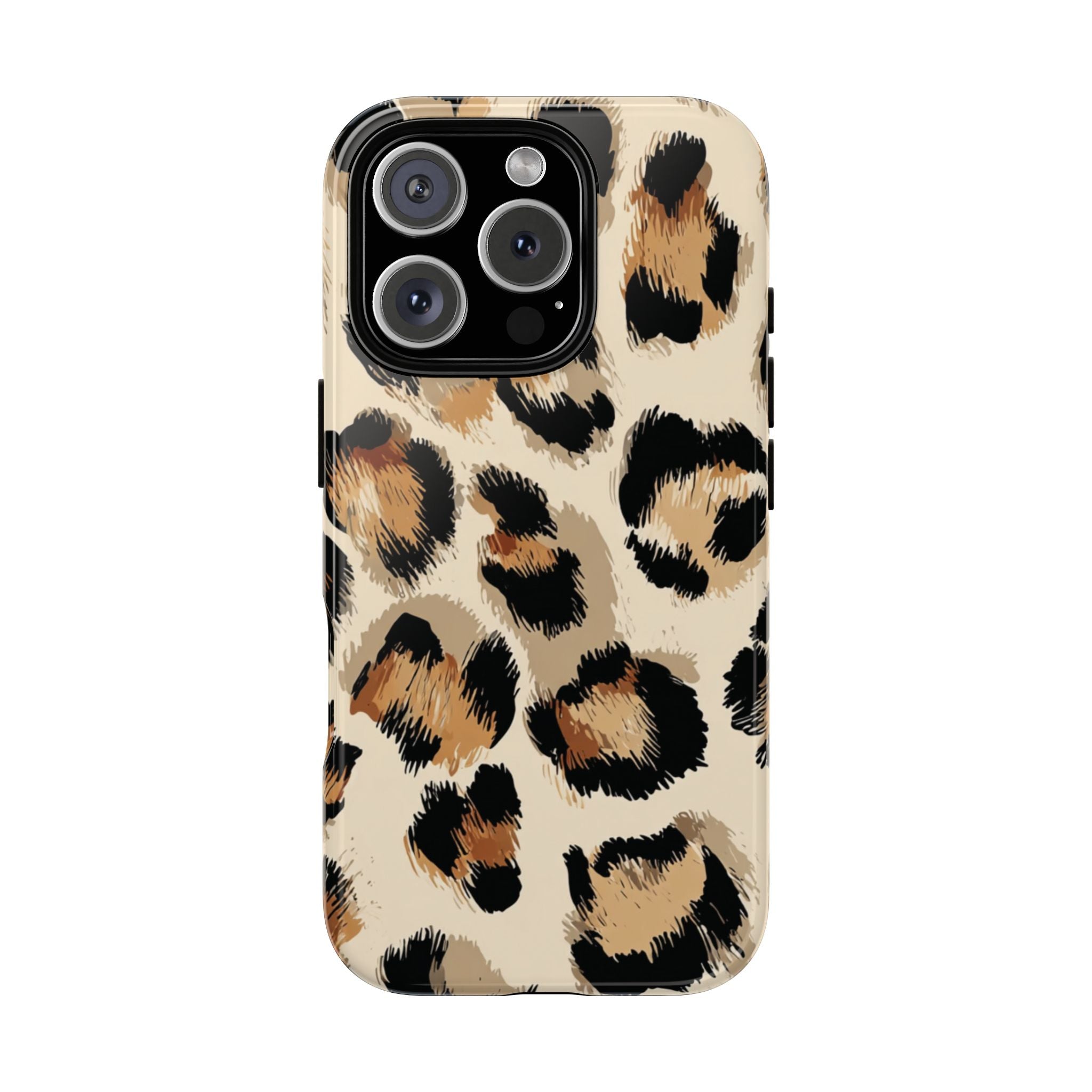 Stylish Leopard Print Phone Case, Animal Print, Tough Case, Gift for Her