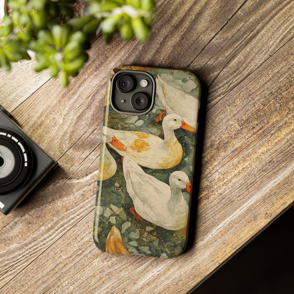Duck-Themed Phone Case, Quirky Phone Cover, Nature Lover Gift
