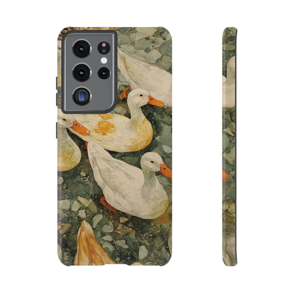 Duck-Themed Phone Case, Quirky Phone Cover, Nature Lover Gift