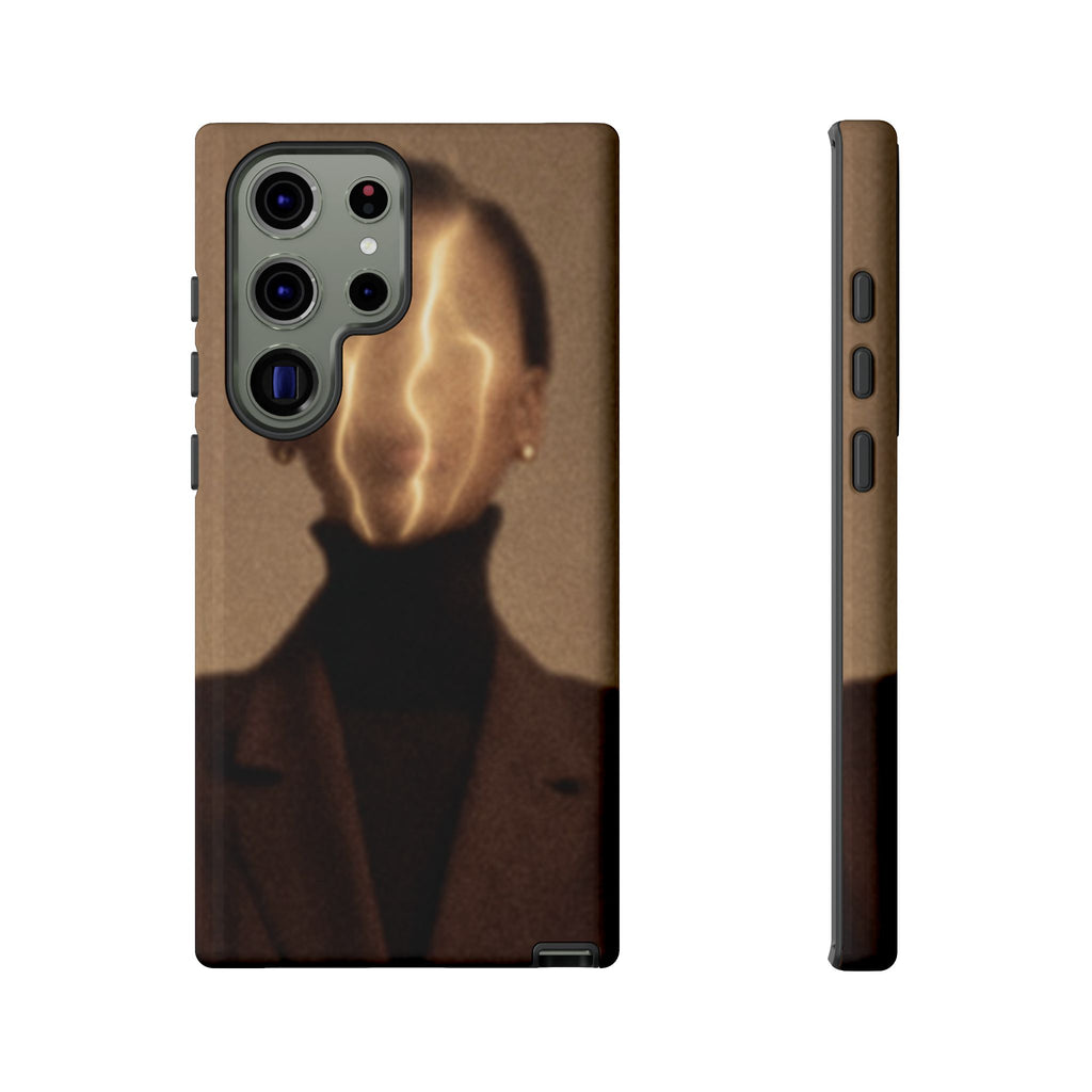 Stylish Phone Case with Artistic Design, Fashion Tech Accessory, Tough Cases