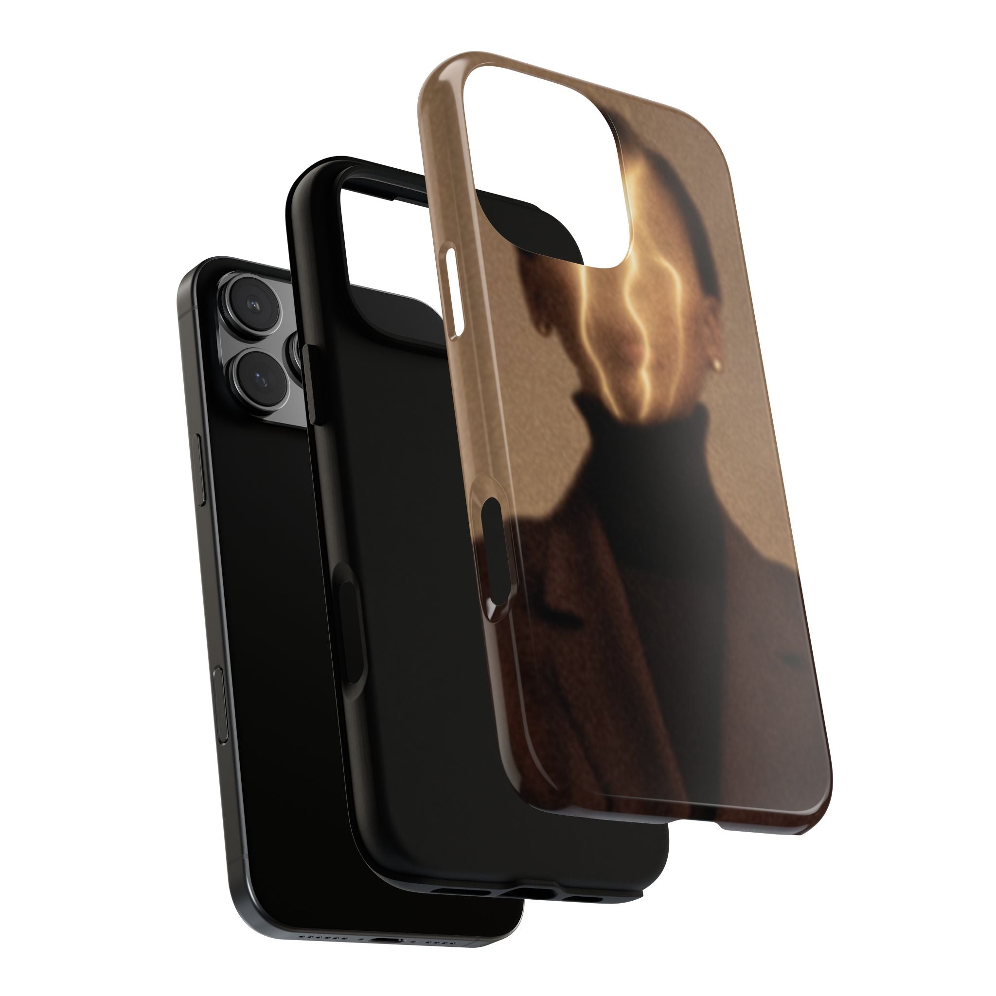 Stylish Phone Case with Artistic Design, Fashion Tech Accessory, Tough Cases