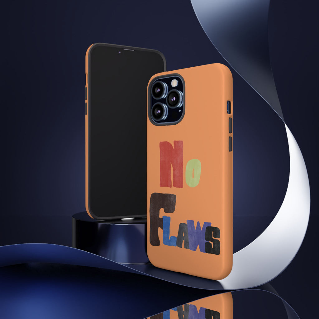 "No Flaws" Retro Hand-Lettered Protective Cover