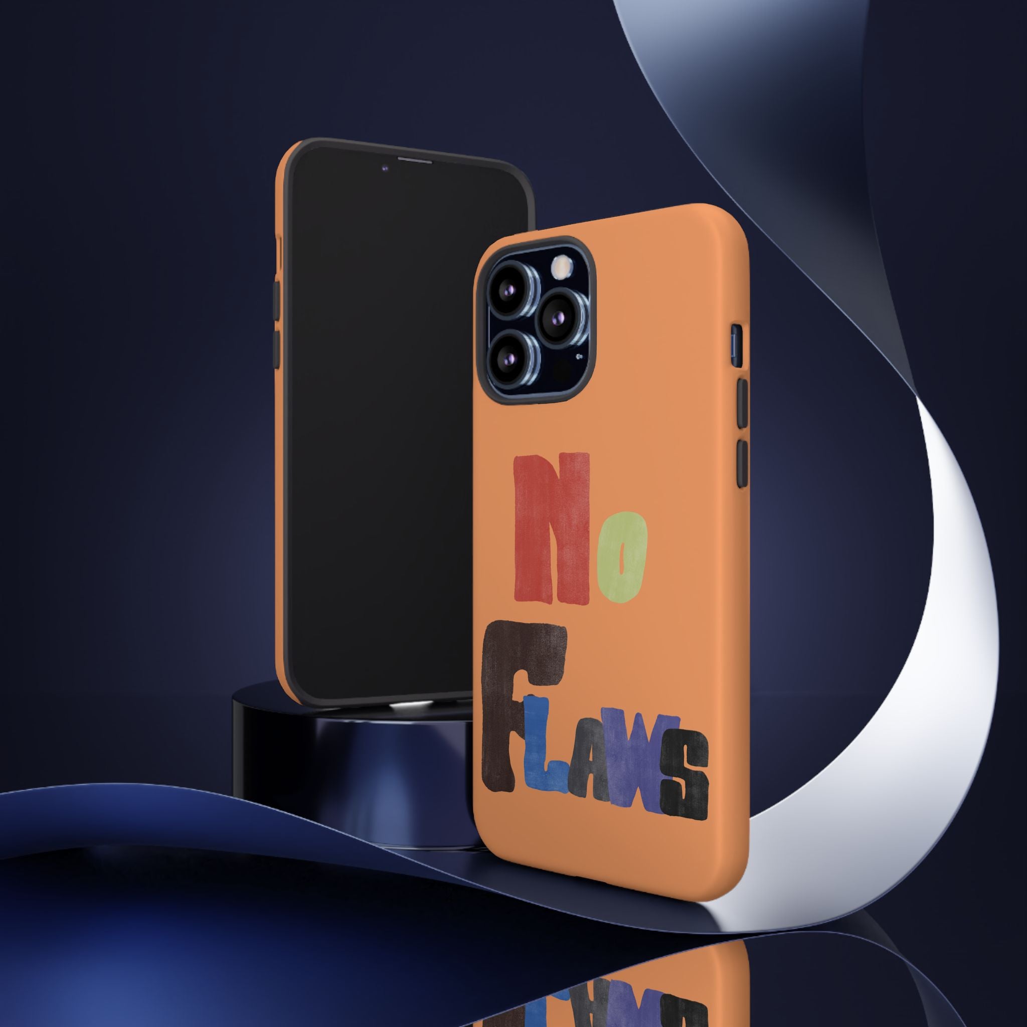 "No Flaws" Retro Hand-Lettered Protective Cover