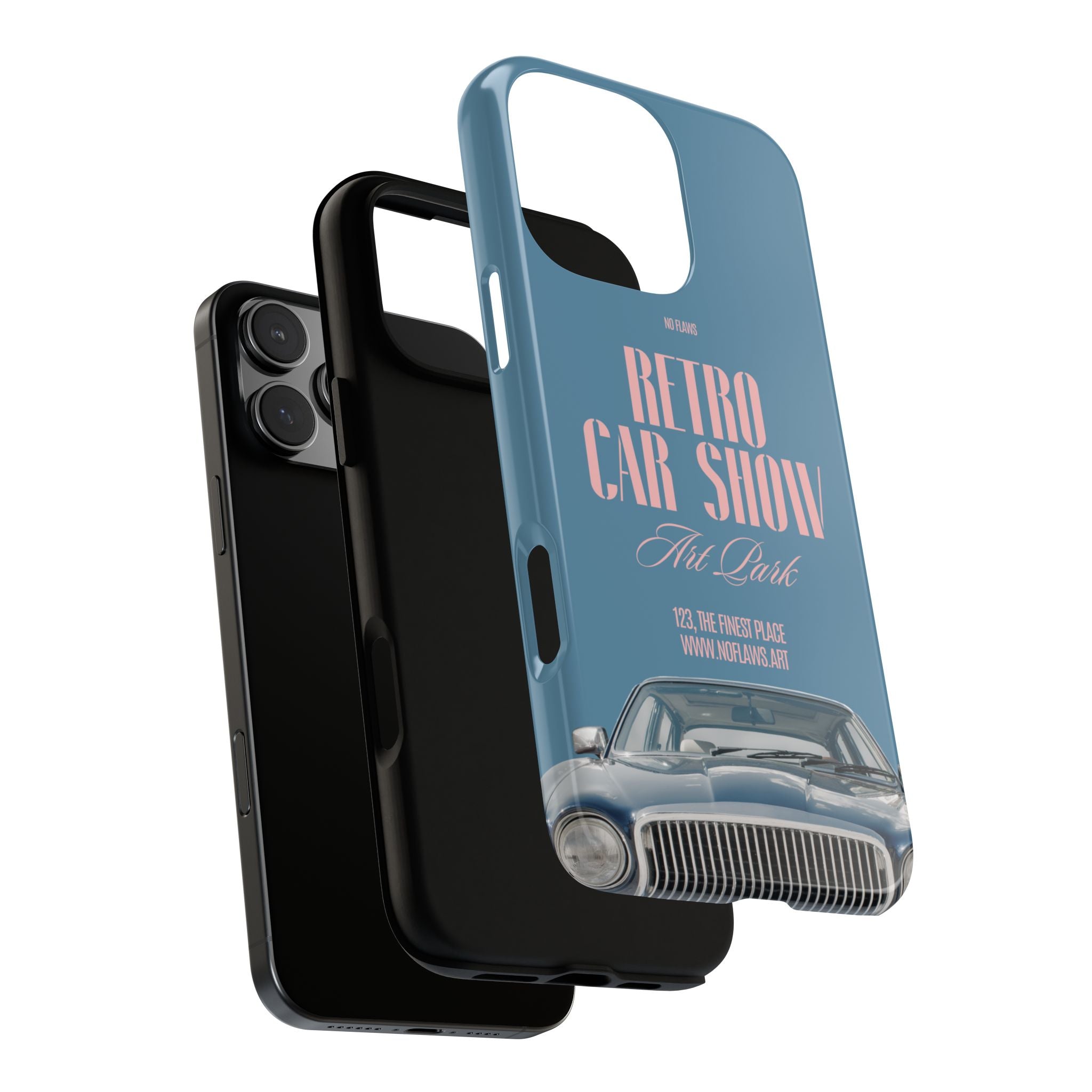 Retro Car Show Phone Case — Vintage Classic Auto Design