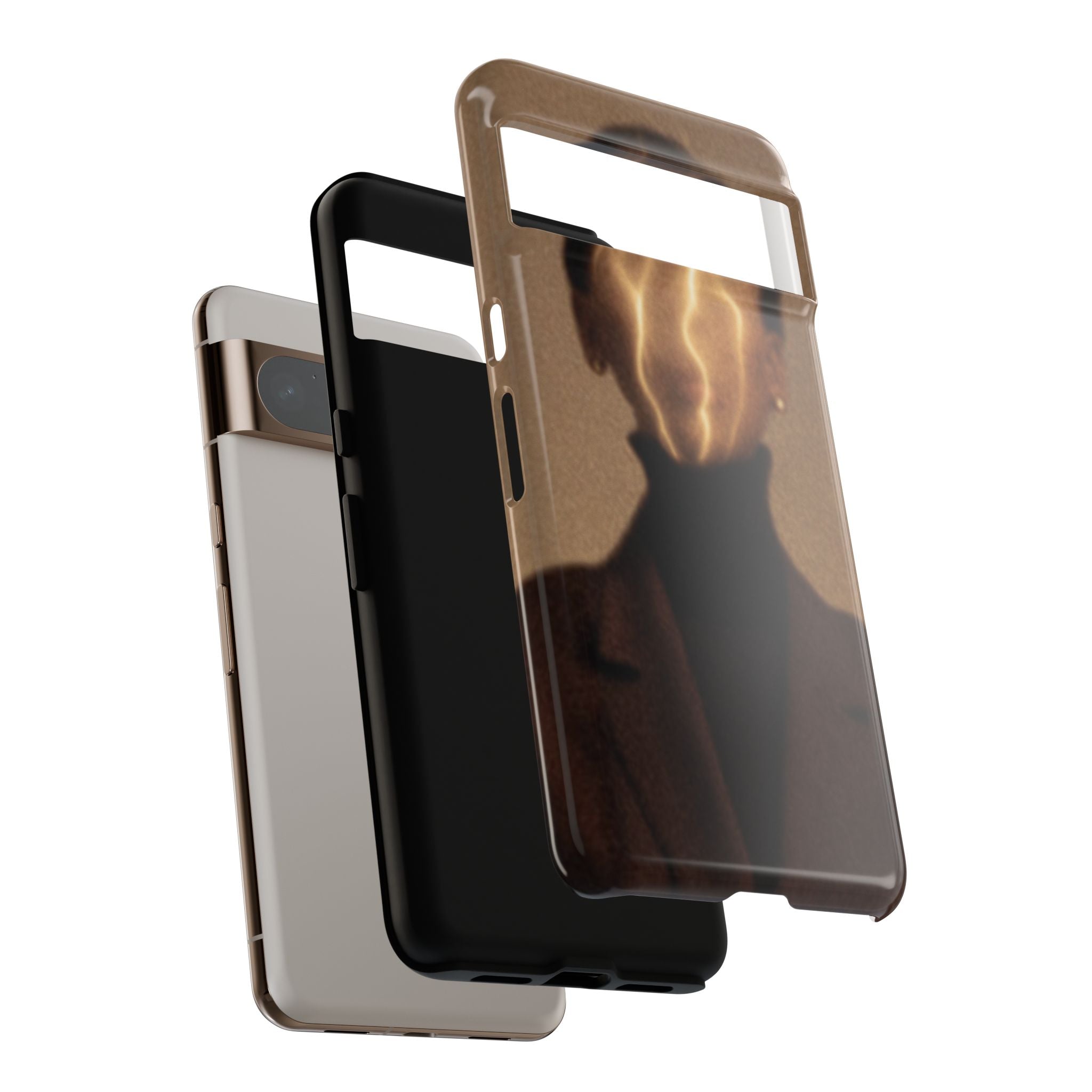 Stylish Phone Case with Artistic Design, Fashion Tech Accessory, Tough Cases