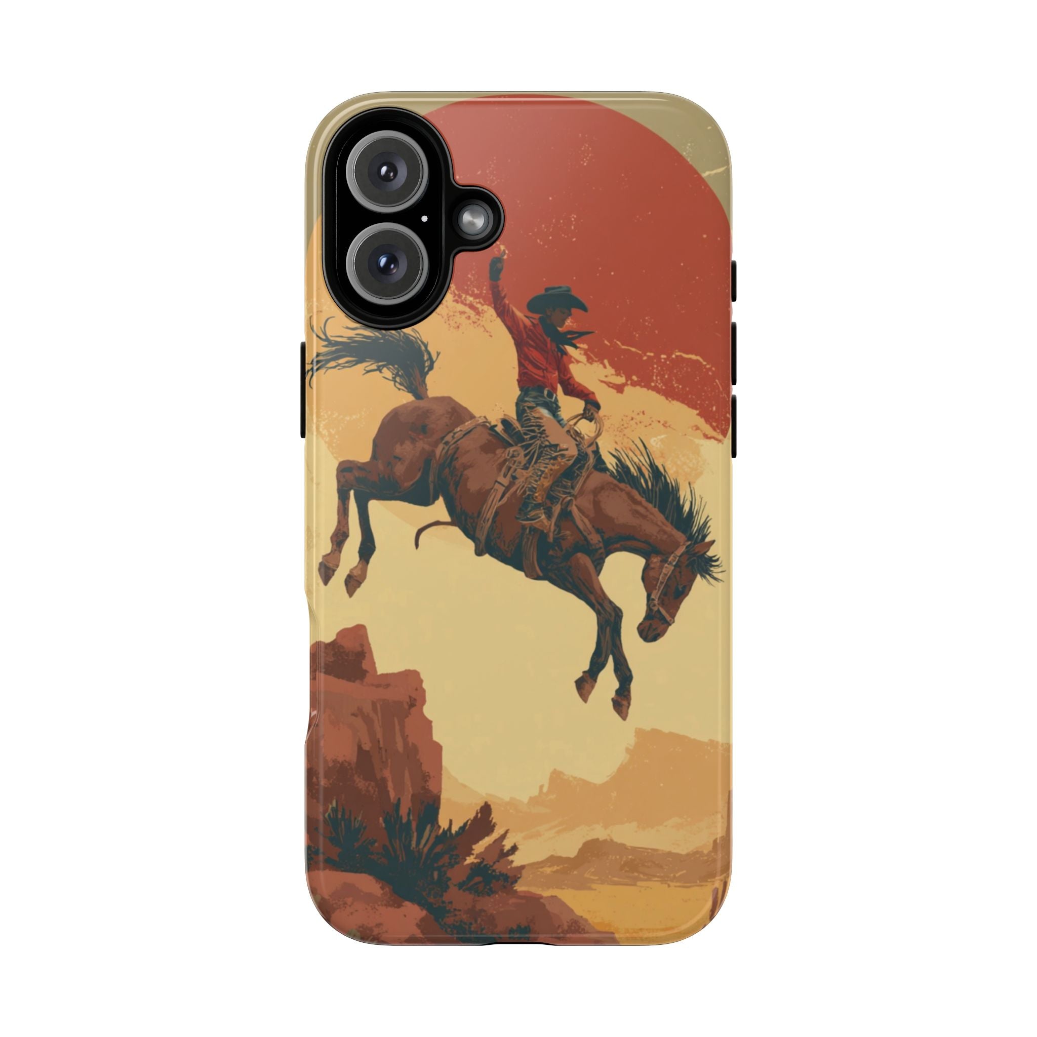 Cowboy Phone Case - Wild West Style, Tough Protection for Outdoor Lovers