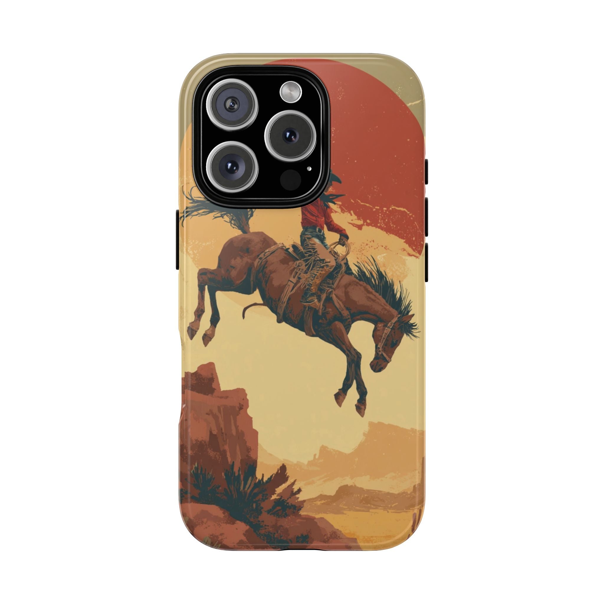 Cowboy Phone Case - Wild West Style, Tough Protection for Outdoor Lovers