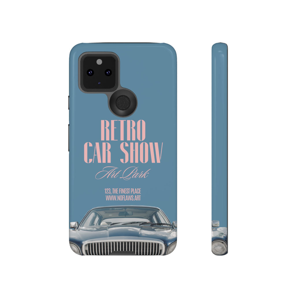Retro Car Show Phone Case — Vintage Classic Auto Design