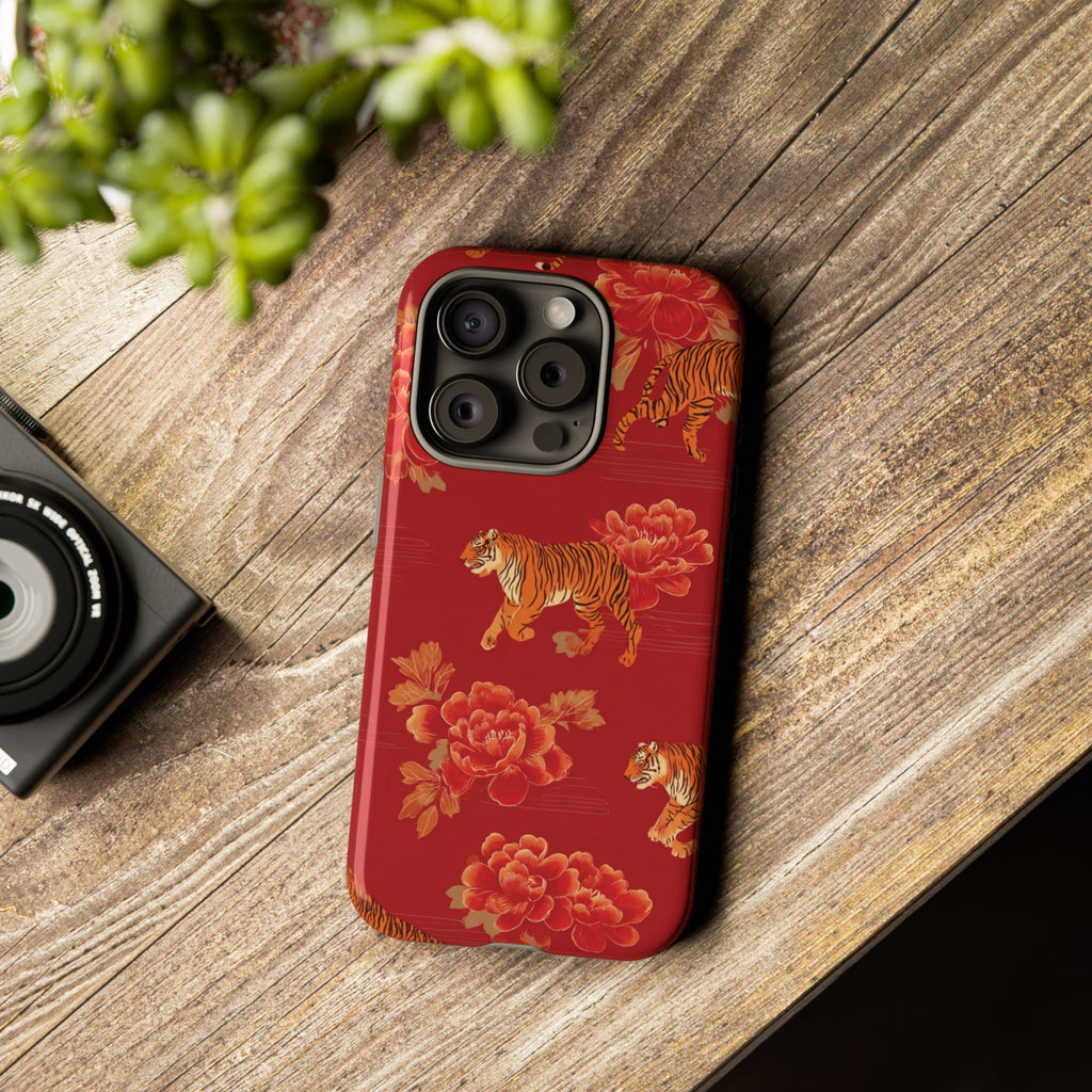 Bold Tiger Phone Case, Wild Animal Lover Gift, Stylish Phone Cover