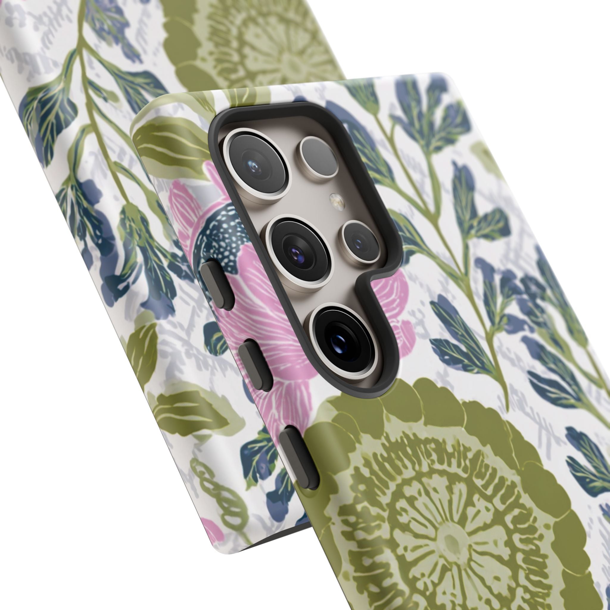 Floral Phone Case, Tough Cases with Elegant Design, Stylish Phone Accessories