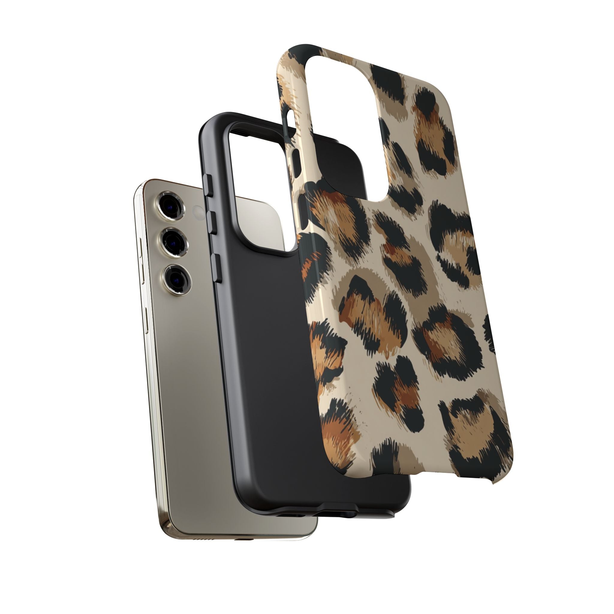 Stylish Leopard Print Phone Case, Animal Print, Tough Case, Gift for Her
