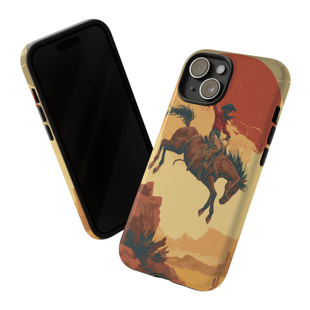 Cowboy Phone Case - Wild West Style, Tough Protection for Outdoor Lovers