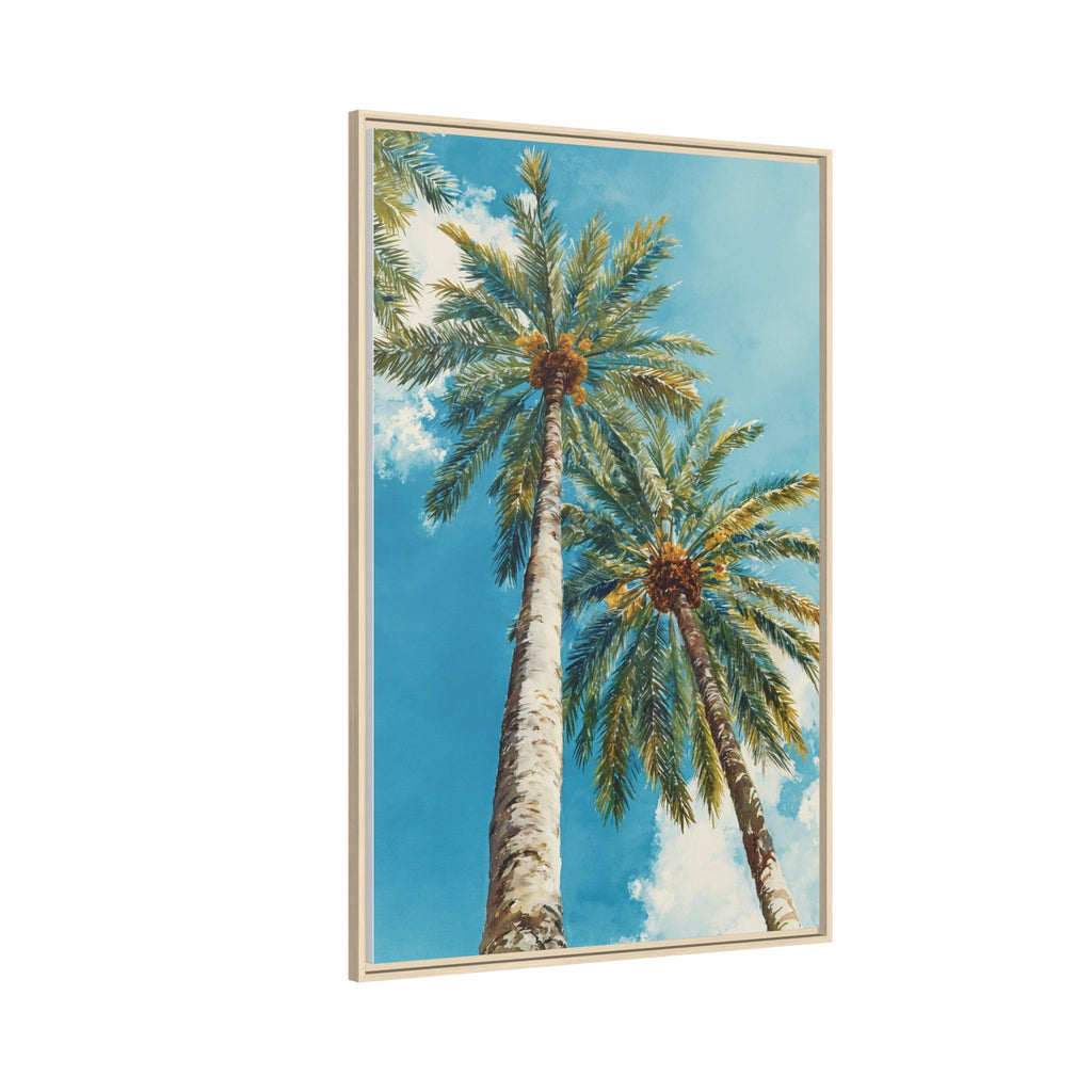 Palm Tree Sky Matte Canvas Print