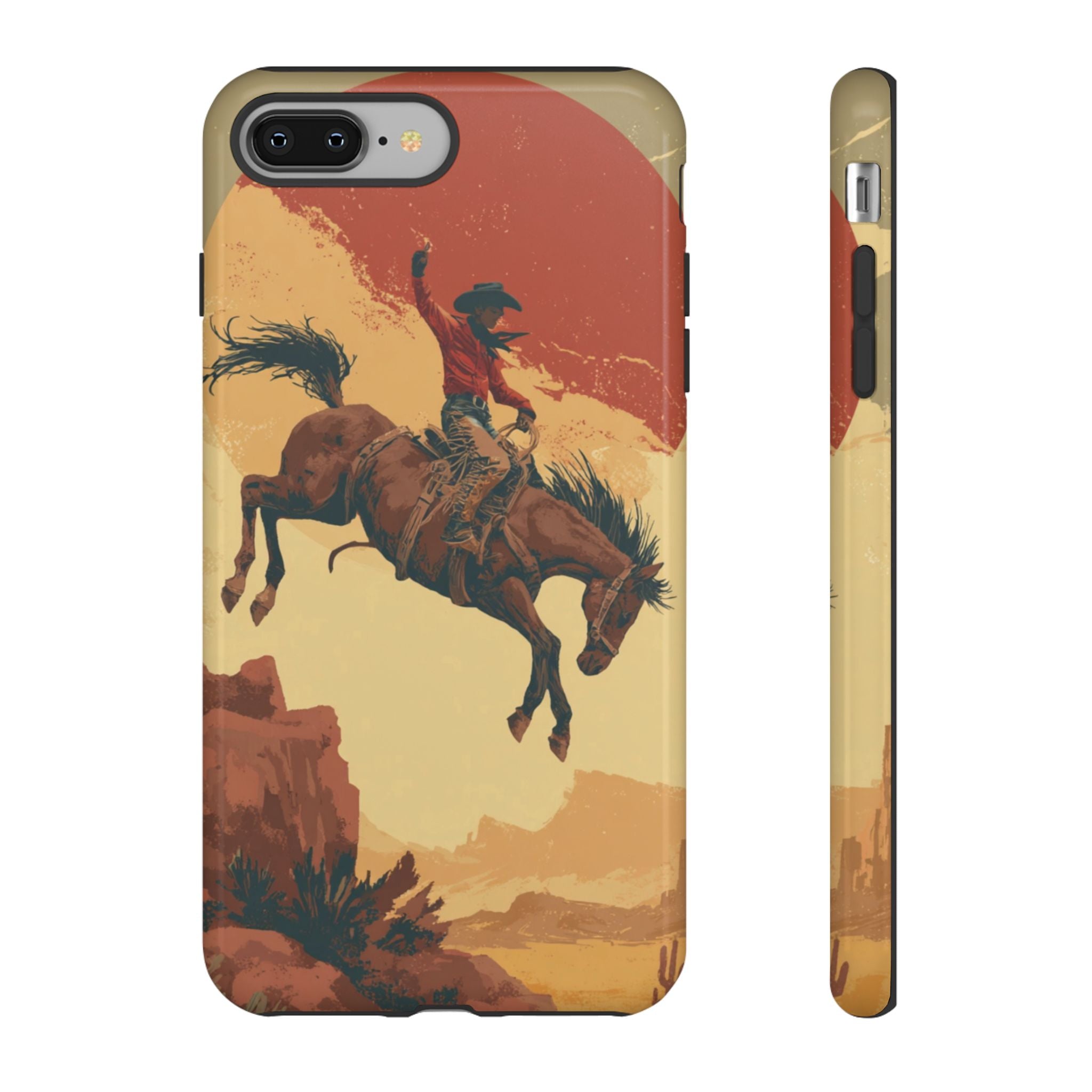 Cowboy Phone Case - Wild West Style, Tough Protection for Outdoor Lovers