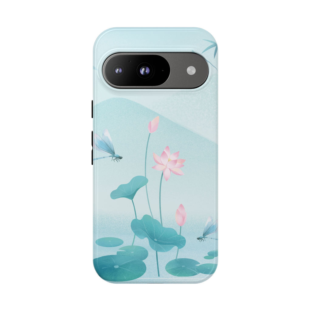 Lotus Pond Phone Case — Serene Floral iPhone Protective Cover