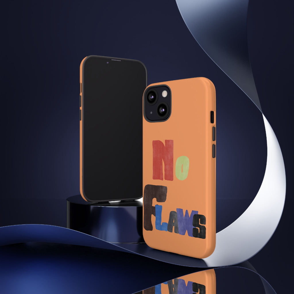 "No Flaws" Retro Hand-Lettered Protective Cover