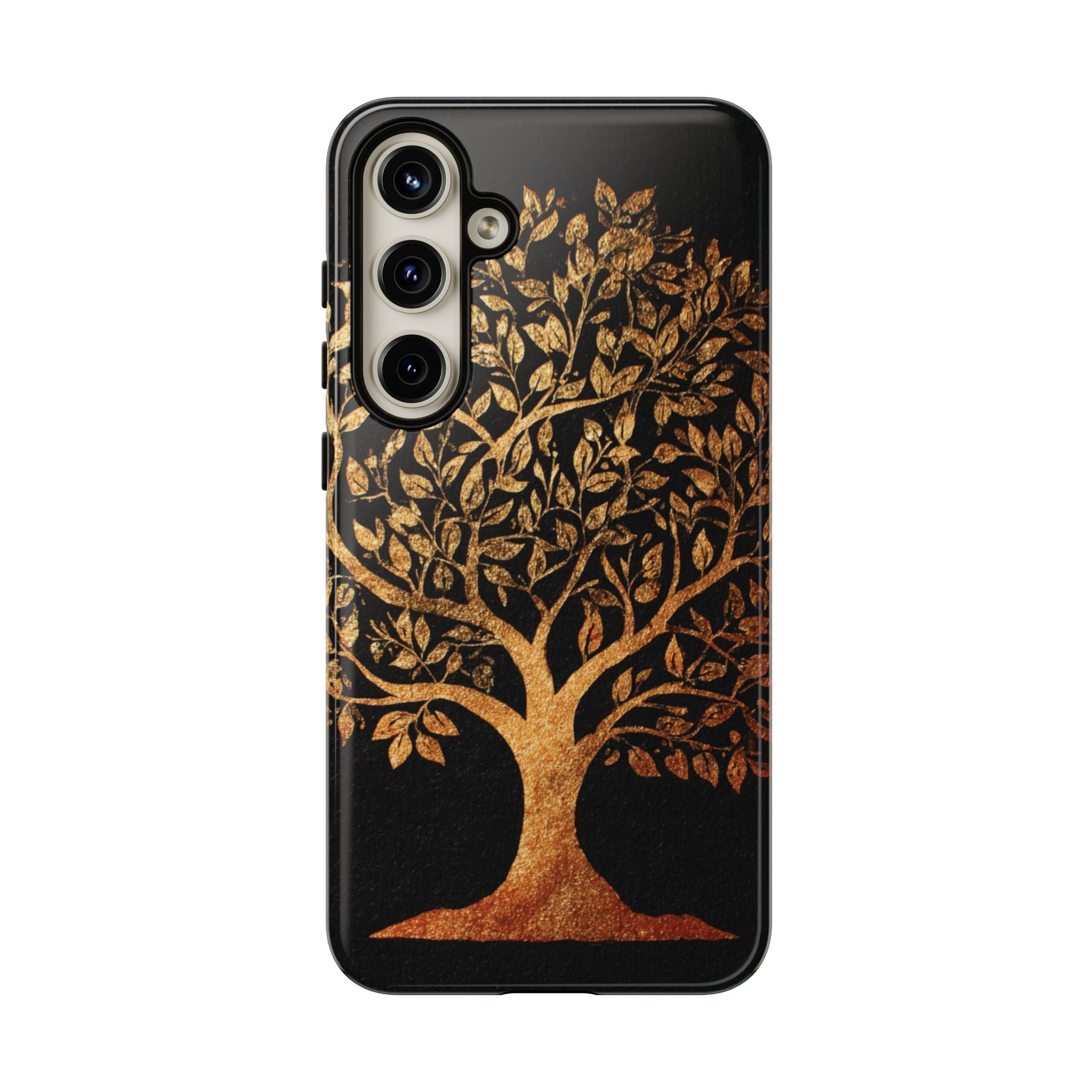 Golden Tree Phone Case, Tough Cases, Nature Lover Gift