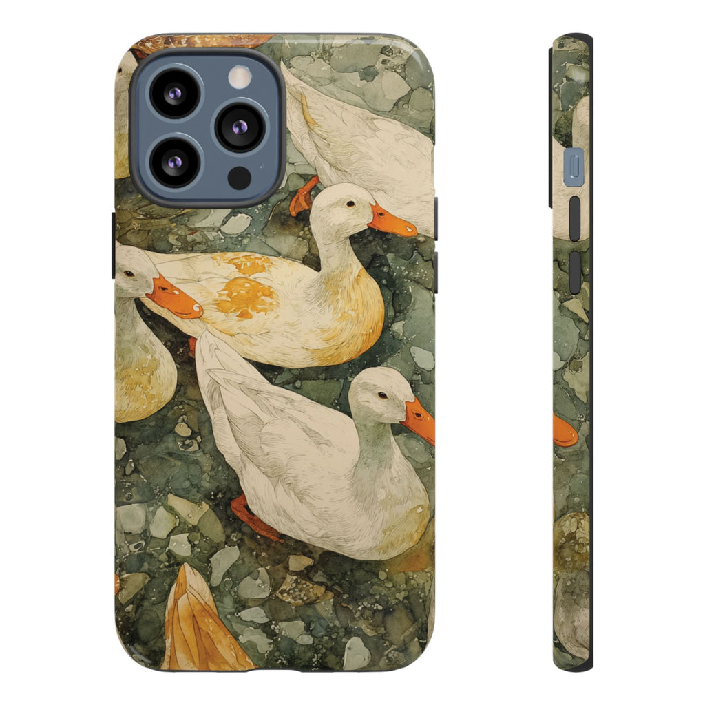 Duck-Themed Phone Case, Quirky Phone Cover, Nature Lover Gift