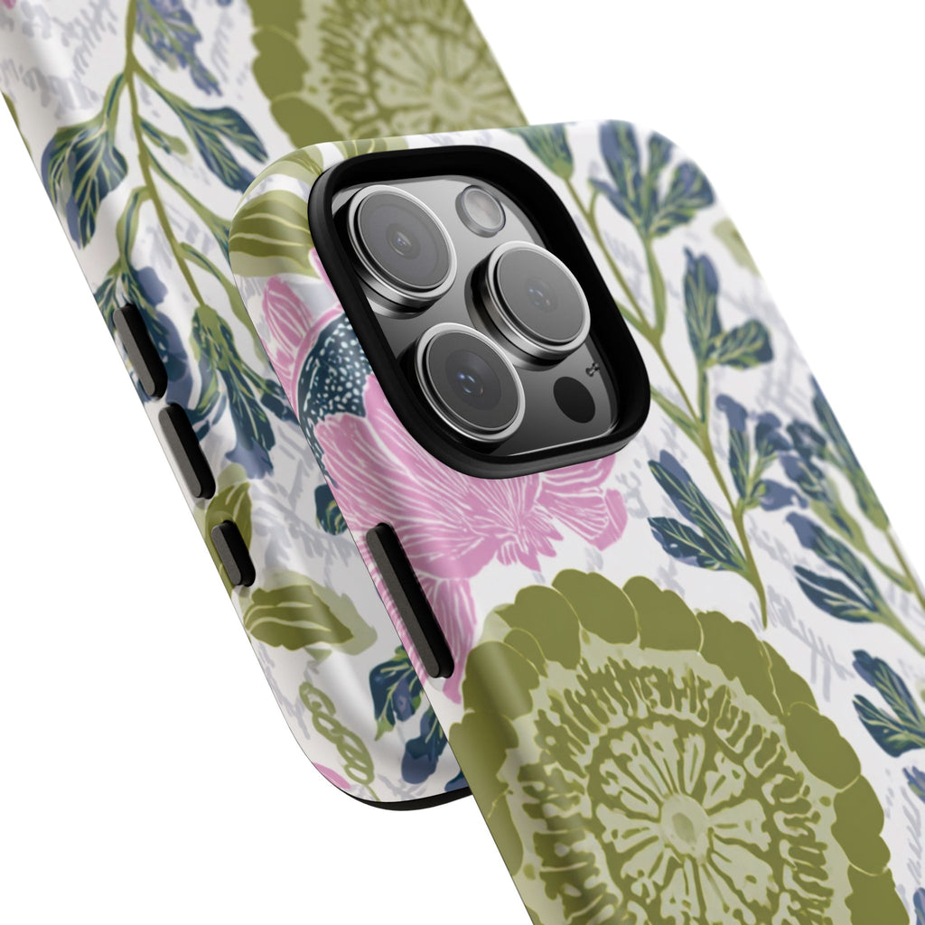 Floral Phone Case, Tough Cases with Elegant Design, Stylish Phone Accessories