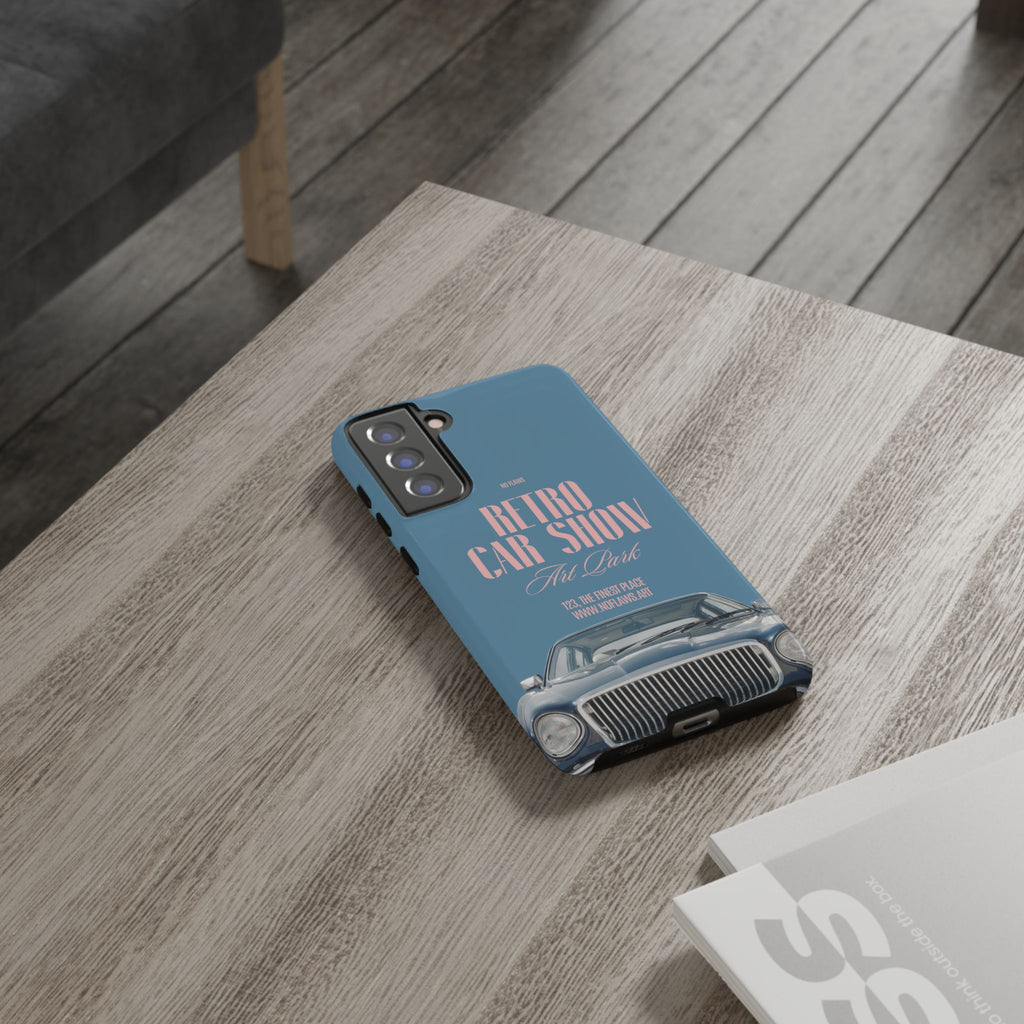 Retro Car Show Phone Case — Vintage Classic Auto Design