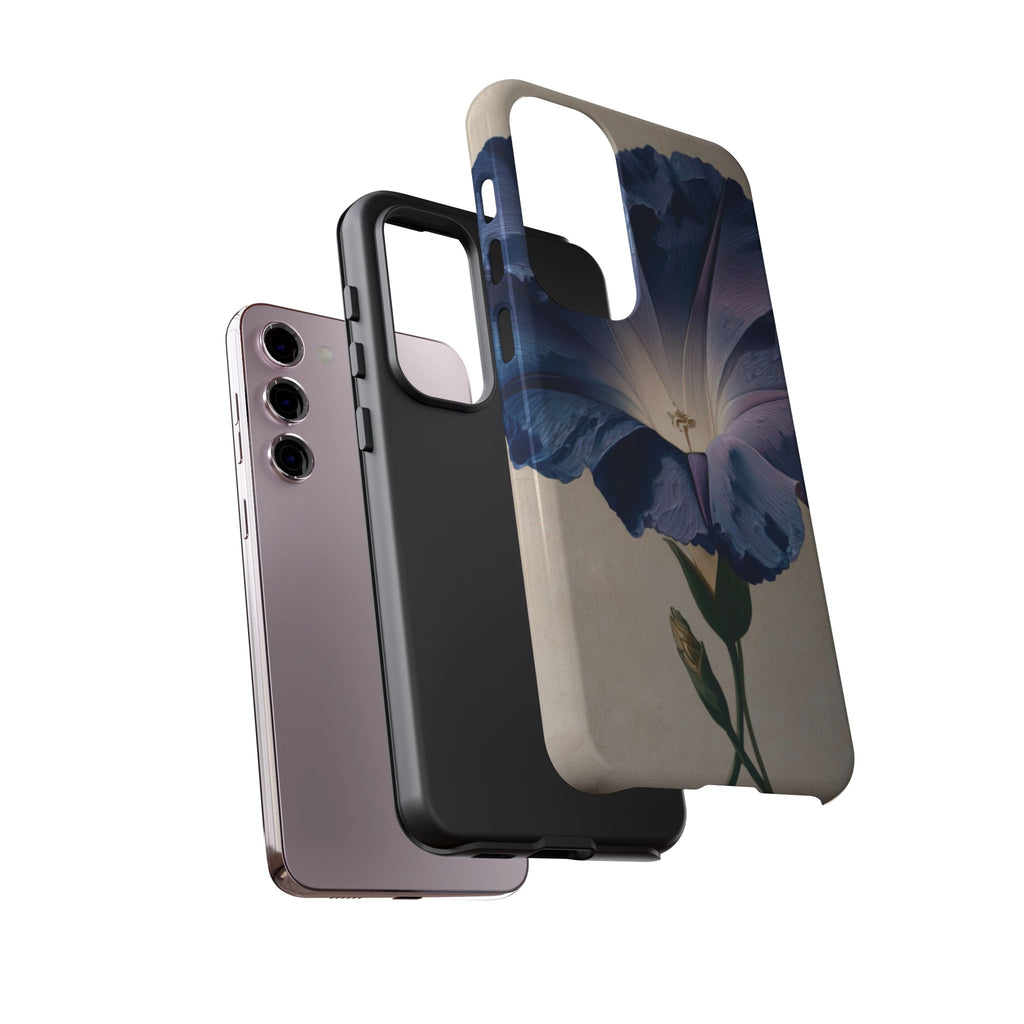 Floral Phone Case, Tough Cases with Purple Flower Design, Phone Accessories