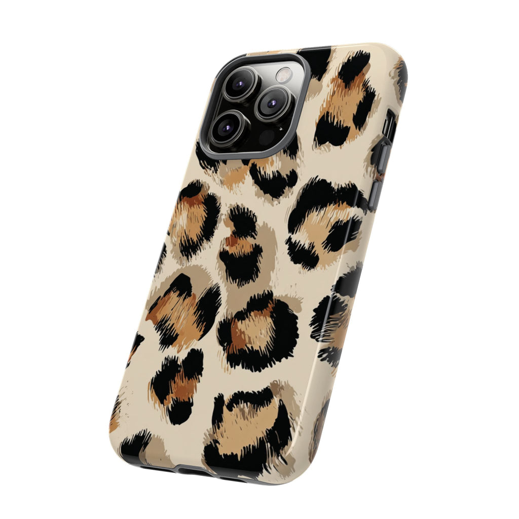 Stylish Leopard Print Phone Case, Animal Print, Tough Case, Gift for Her