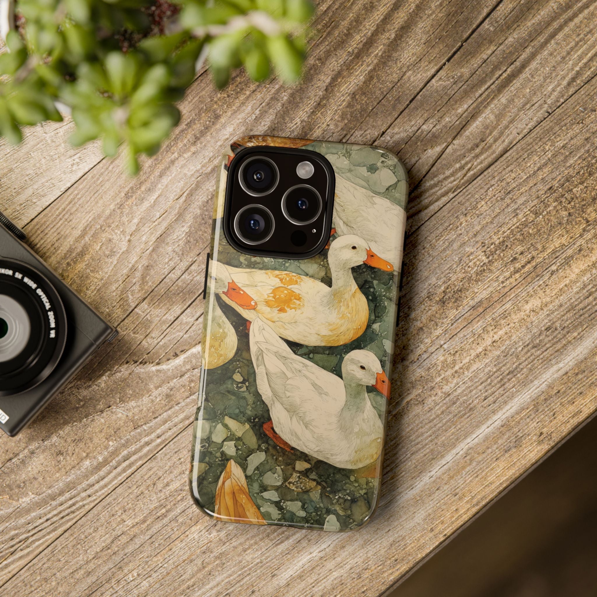 Duck-Themed Phone Case, Quirky Phone Cover, Nature Lover Gift