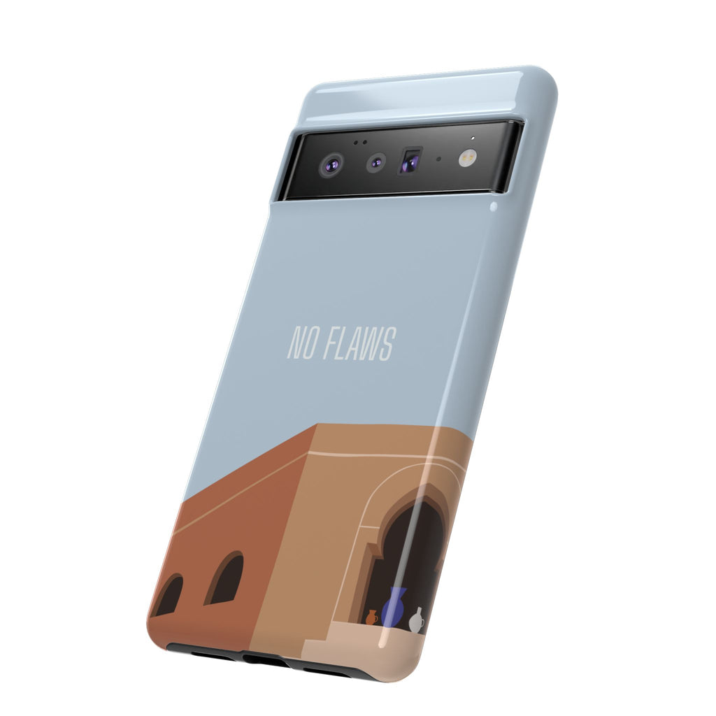 Minimal Desert Illustration “No Flaws” Protective Tough Case