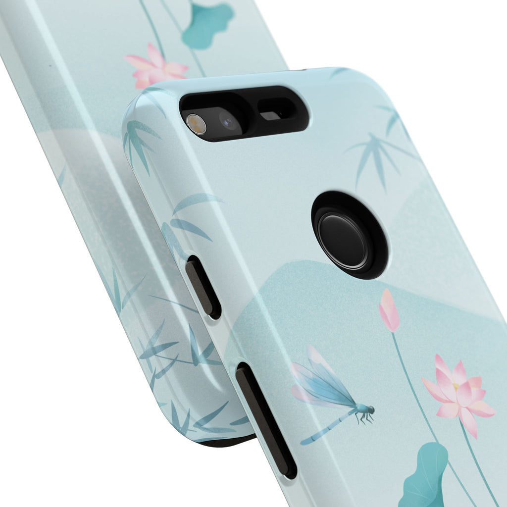 Lotus Pond Phone Case — Serene Floral iPhone Protective Cover