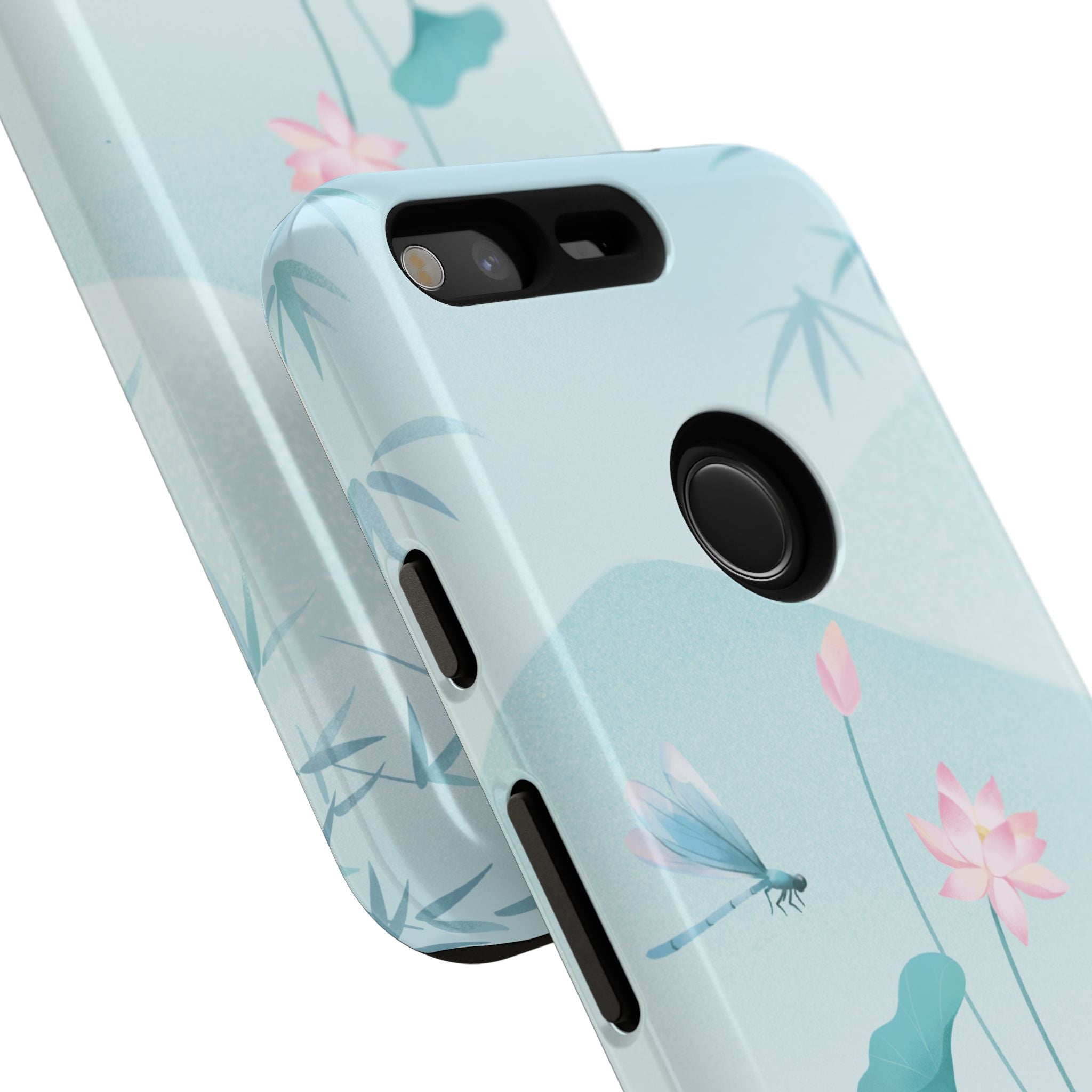 Lotus Pond Phone Case — Serene Floral iPhone Protective Cover