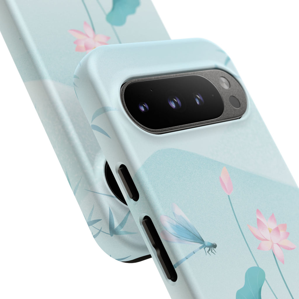 Lotus Pond Phone Case — Serene Floral iPhone Protective Cover