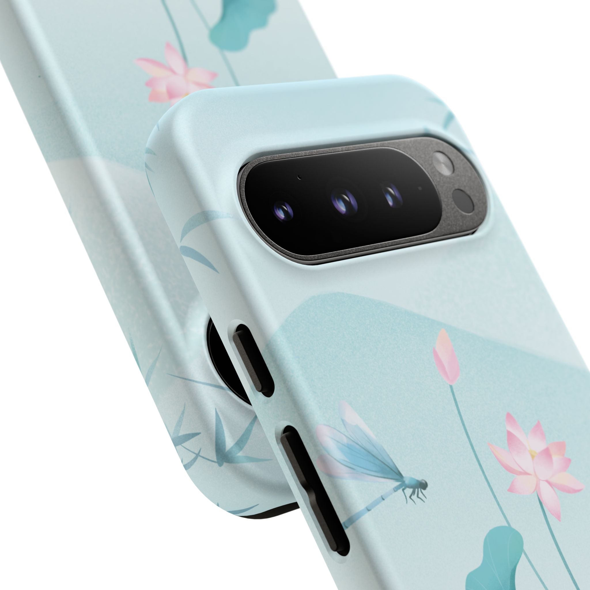Lotus Pond Phone Case — Serene Floral iPhone Protective Cover