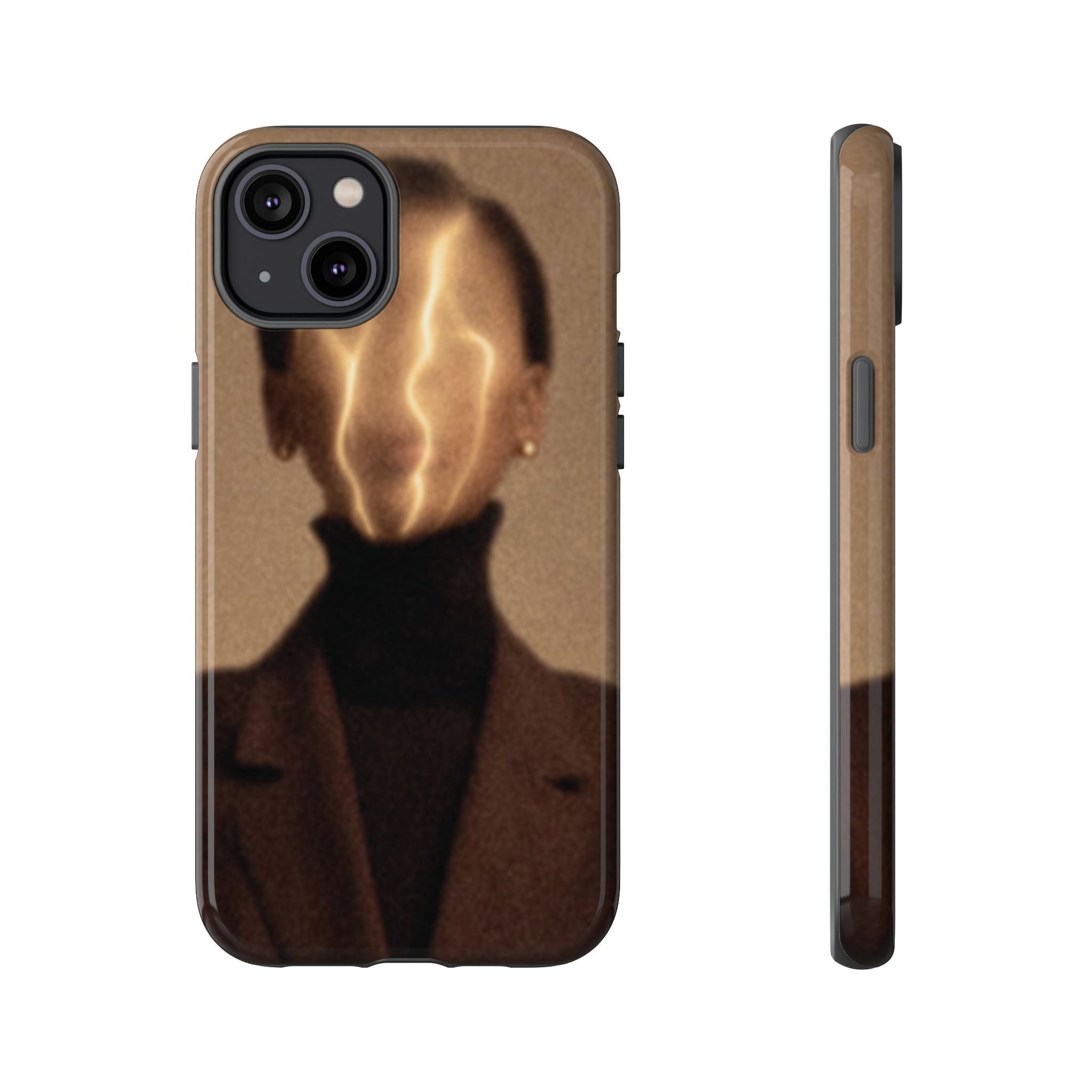 Stylish Phone Case with Artistic Design, Fashion Tech Accessory, Tough Cases