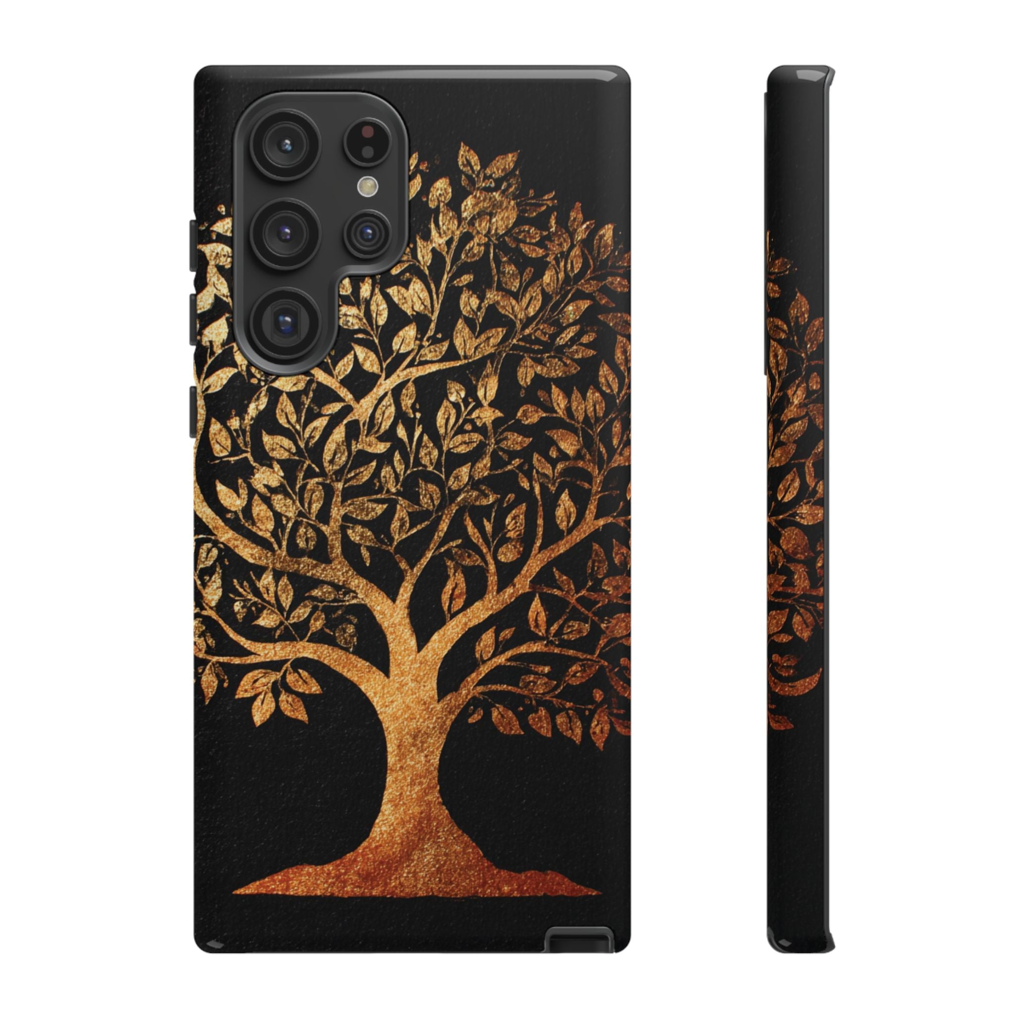 Golden Tree Phone Case, Tough Cases, Nature Lover Gift