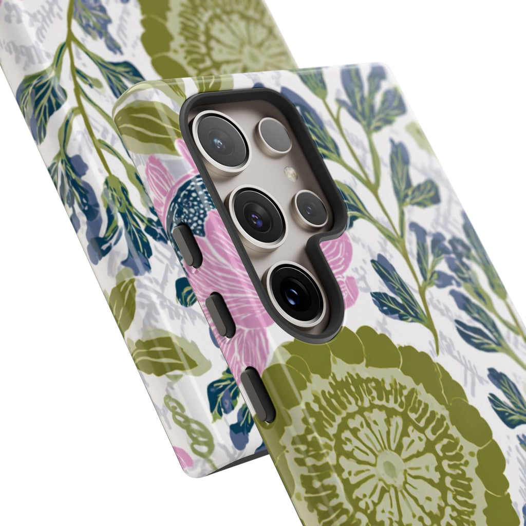Floral Phone Case, Tough Cases with Elegant Design, Stylish Phone Accessories