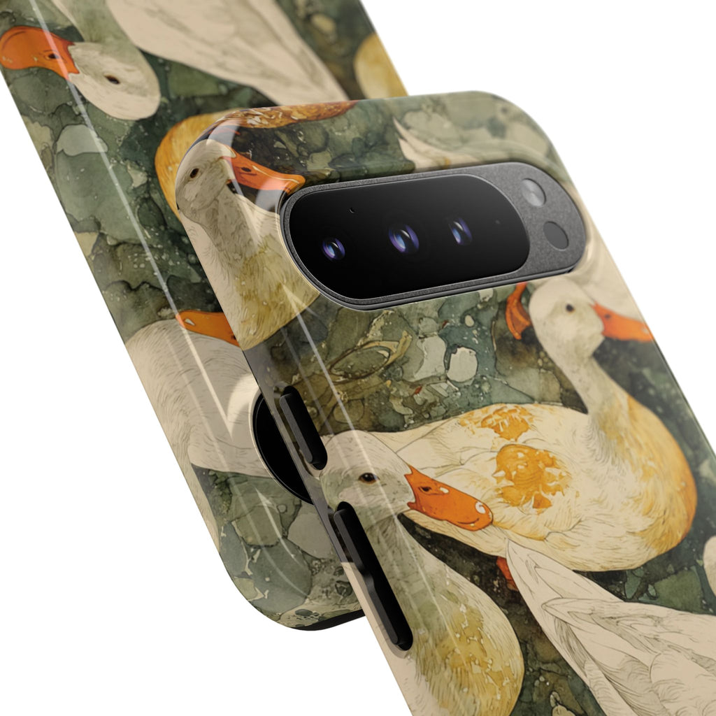 Duck-Themed Phone Case, Quirky Phone Cover, Nature Lover Gift
