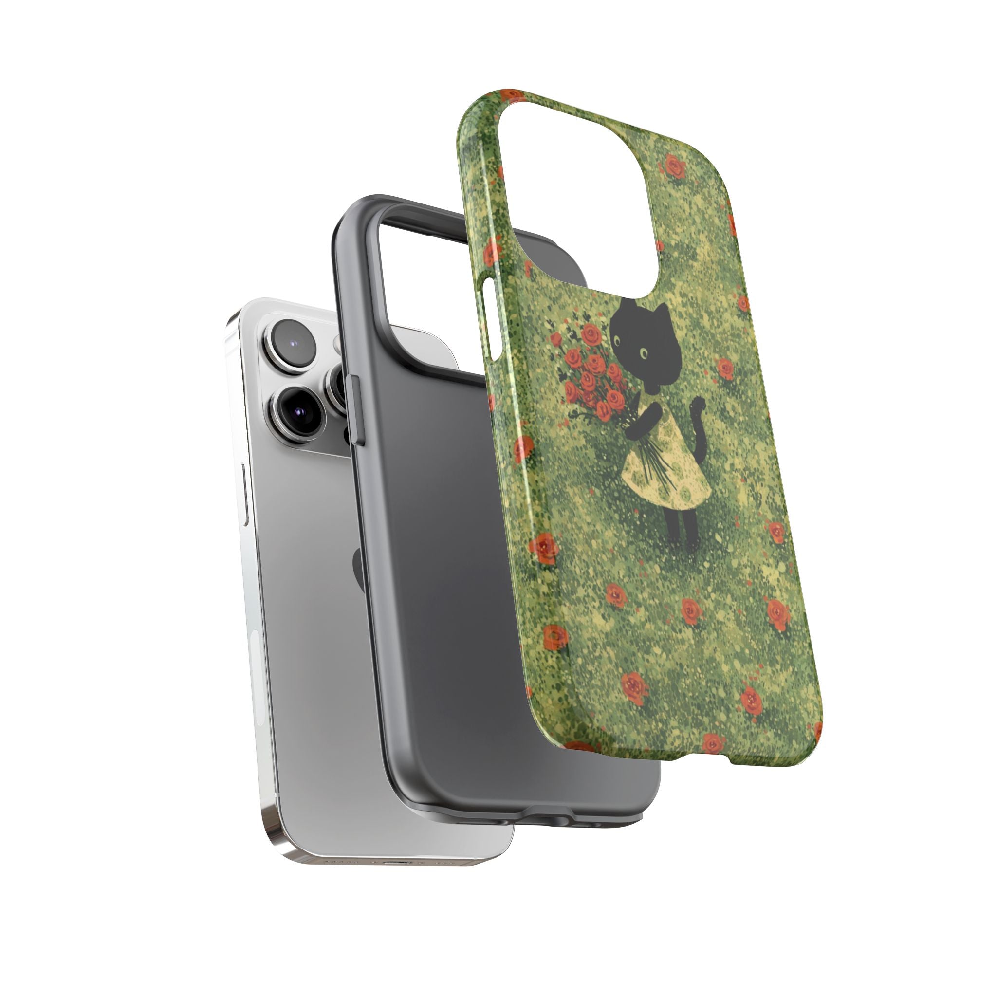 Cute Cat Tough Cases for Cat Lovers, Gifts for Her, Pet Owner Accessories