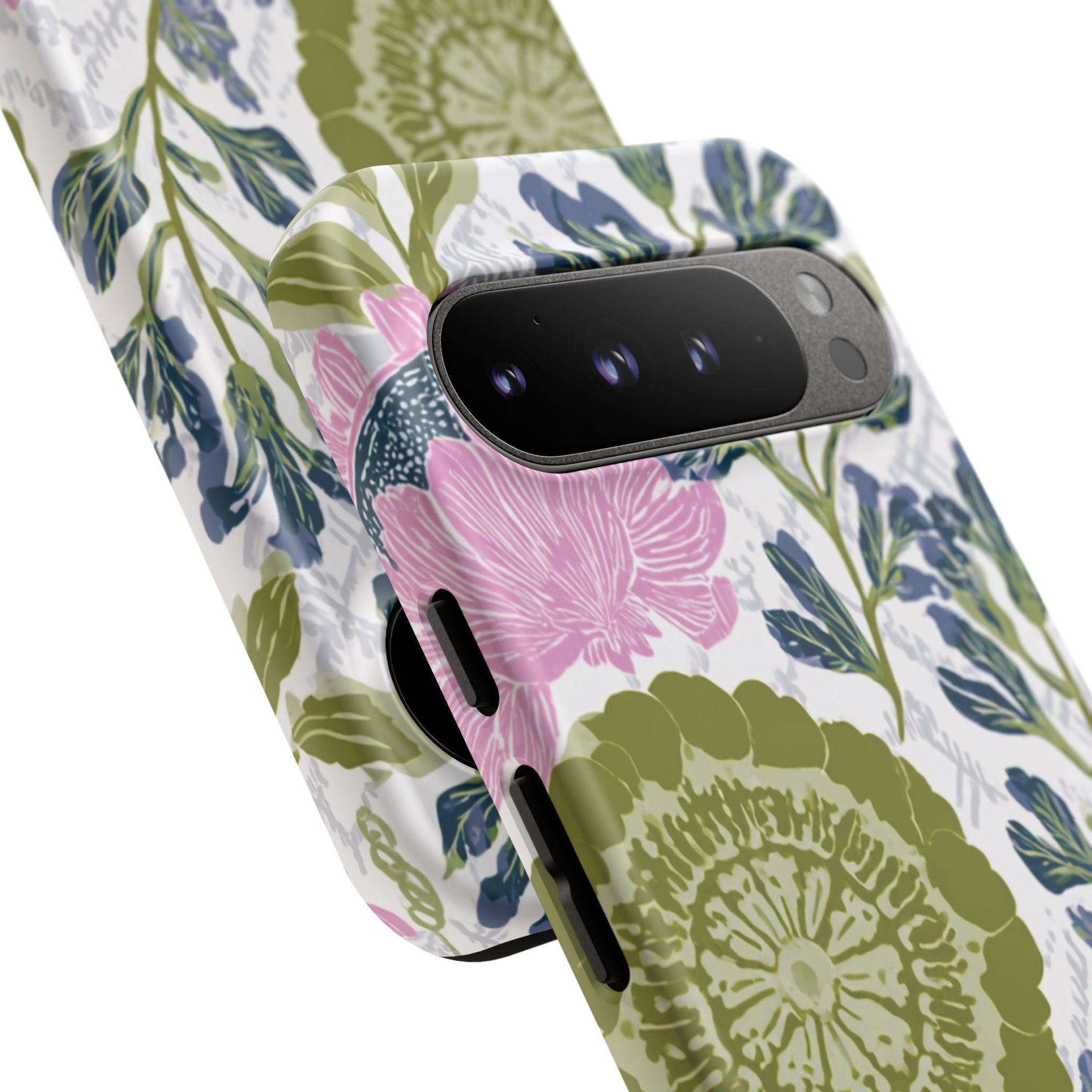 Floral Phone Case, Tough Cases with Elegant Design, Stylish Phone Accessories